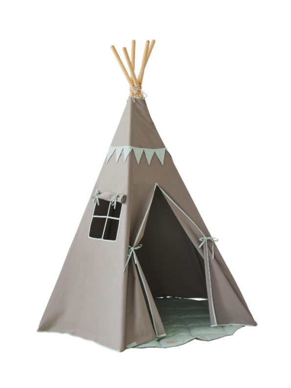 tipi-infantil-gris-guirnalda-menta-maminess-2