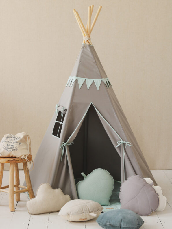 tipi-infantil-gris-guirnalda-menta-maminess-5