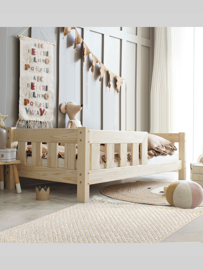Cama infantil 70x140cm de filosofía Montessori para bebés