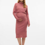 vestido-punto-premama-lactancia-rosa-beth