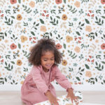 papel-pintado-infantil-flores-bloem