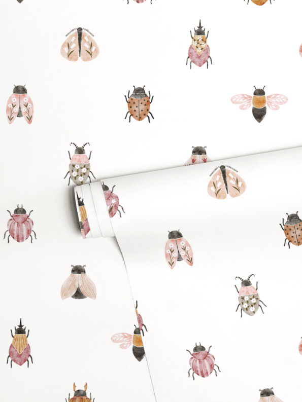 papel-pintado-infantil-insectos-coccinella-4