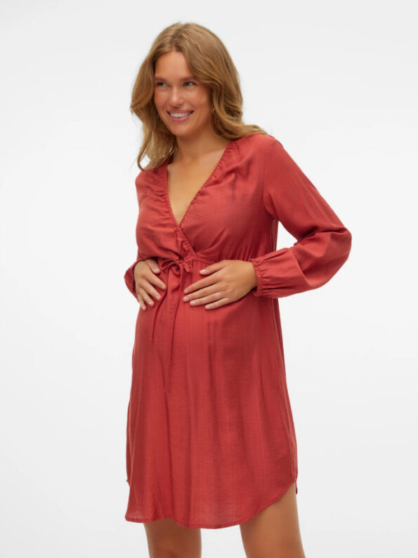 vestido-premama-lactancia-marie-rojo-1